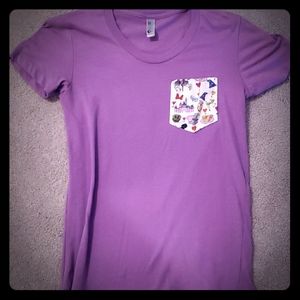 Disney inspired short sleeve v neck
